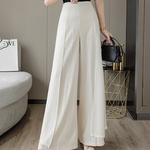 JINGHENG 여성 바지 여성여름바지 여자와이드팬츠 쉬폰와이드팬츠5685125652