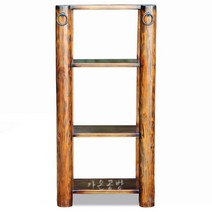 통나무 4단 화분대 중형 1450 진열대 원목선반