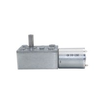 민코타12V 0.6rpm 웜 기어 모터 DC 자동 장비용 고 토크 잠금 장치 JGY370 감속, 03 3PRM_01 6V