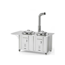 가마솥 화덕 화로 장작 솥단지 뚜껑 난로 가정용 장작, 64cm＋50cm 2단 난로 ＋ 구리 물탱크