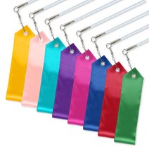 브랜드없음 리듬체조 리본 4M 8가지색상, 레드