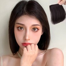 볼륨업 옆머리 똑딱이 부분가발(다크브라운), 상세페이지 참조, 상세페이지 참조, 상세페이지 참조