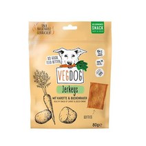 베지독 스모크 비건소시지 글루텐프리 강아지 비건간식 80g, 베지독 스모크 비건 저키, 1개