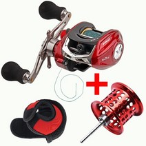소형전동릴 낚시릴 전동릴 낚시 릴 장착 가닥 라인 제동력 품질 초경량 바퀴 잉어 루어 낚시, 스풀이있는 라인, 14, 1-오른손