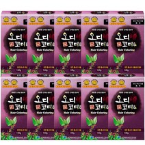 오디코디 오디코디앤 헤어컬러, 자연갈색, 10박스