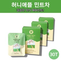 허니 애플민트 페퍼 사과 민트 꿀차 티 물 차 티백, 1.5g, 10개입, 3개