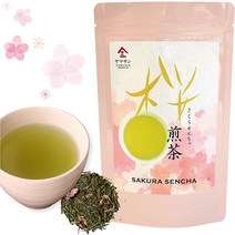 일본 벚나무 사쿠라 벚꽃 카페 라떼 달인 녹차 파우더 분말 가루 까페 음료 차, 벚꽃 달인차(80g)개