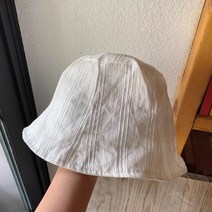 버킷햇 뜨개 모자 니트 여성 자수 여름 벙거지 인치 어부 여성용 봄과 스트라이프 버킷 일본식 양산 밥 햇빛 차단용 제품