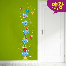 공부방벽지 아기방벽지 키재기스티커 시트지B16