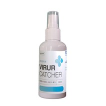 바이러캐쳐 100ml 미니 살균소독제 손소독제 소독액 소독약 휴대용 손세정제 무향 가격 종류 파는곳