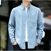 헤지스 남성 비즈니스 캐주얼 구김방지 체크 긴팔 셔츠