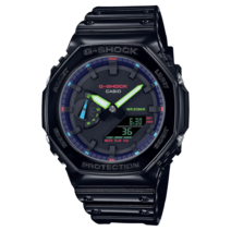 G-Shock 아날로그-디지털 버추얼 레인보우 스페셜 에디션 남성 시계 ga2100RGB-1A