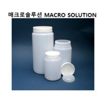 국산 PE 광구병 50ml~500ml HDPE 원형 병 샘플병 플라스틱 통 용기 공병 소분용기, 500ml