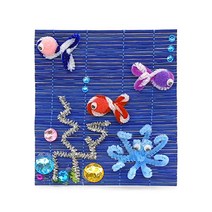 미술학원만들기 바닷속 여름 액자만들기 4세홈스쿨 방과후수업 유치원교구 꾸미기장식