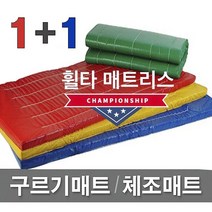 1+1 [휠타매트리스] 120x240x6cm 구르기매트 체조매트 학교체육 유아체육 체육관매트 낙법 착지매트, 청색(Blue), 일반형.