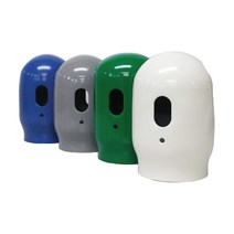 WS 고압가스안전캡 질소 의료용 유출방지 안전설비 실린더, 회색