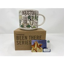 스타벅스 휴스턴 텍사스 커피 머그 - Been There 시리즈 기프트 카드 포함 수집 가치가 없음 414ml 14ml 선물 세트