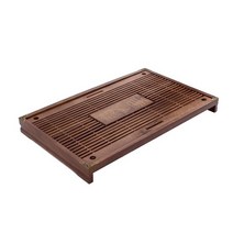 나무달 다도 차판 53.5x33cm 브라운 /퇴수기 차반, 없음