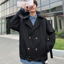 [PD&K3BD8] 남자 트렌치 코트 반코트 외투 아우터 잠바 2컬러