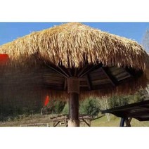 인조 밀짚 초가지붕 볏집 오두막 파고라 야외카페, E 1미터