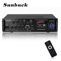 블루투스 미니 앰프 길거리공연 매장용 리시버 통기타 올인원 sunbuck tav-6188bt 2500w 5.0 오디오 스테레오 홈 시어터 amp car home 5ch aux, 협력사