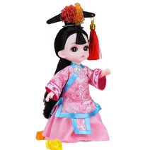 베이비돌 장난감 어린이장난감 16cm 1/12 BJD 인형 옷과 신발 움직일 수있는 13 관절 패션 모델 귀여운 소녀 생일 선물 완구, [04] Doll and Clothes