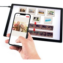 필름스캔 필름 사진 카메라 현상 인화 스캐너 Slide Viewer Light Pad for and Film Negative Scanning Ul, 한개옵션0