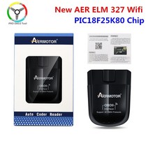 자동차진단기 차량 스캐너 Viecar-ELM327 V1.5 블루투스 호환 4.0 OBD2 자동차 진단 도구 ELM 327 OBDII J1850 IOS 안드로이드 윈도우즈용, [01] VieCar 4.0, [06] AER ELM 327 WIFI