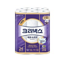 크리넥스 데코 소프트(향) 3겹 35Mx24롤, 1개, 24롤