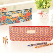 아기 자기한 패턴 디자인 학생 슬림 펜슬 케이스, 선택:데이플라워