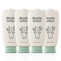 남유네 아이보들 로션 유아 저자극 수분 공급 피부 진정, 4개, 340ml
