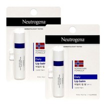 뉴트로지나 모이스춰라이져 SPF15 립밤, 무향, 2개