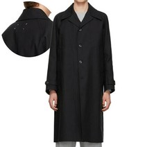 메종 마르지엘라 S50AH0096 S53754 900 스티치 버튼 롱 코트 블랙 남성 자켓 TJ