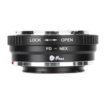 카메라렌즈어댑터 호환 Sony E 마운트 카메라 용 M42 렌즈 Leica Olympus CONTAX CANON Fikaz FD/LM/OM/CY/, 01 FD-NEX