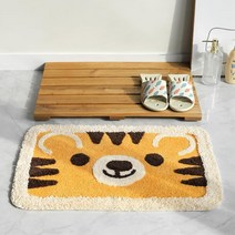 원룸 자취생 집꾸미기용 귀여운 호랑이 발매트 아기방 현관 원룸꾸미기, 큐티타이거 발매트 소, 큐티타이거 발매트 소