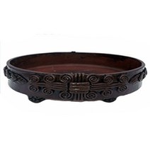 A15. 무궁화원형(옹기색) 물수반 꽃꽂이용수반 화분받침 가습기대용 수반