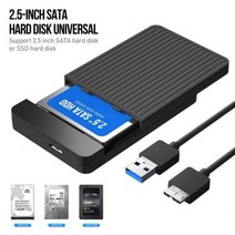 외장하드케이블 외장하드연결선 새로운 2.5 SATA To USB3.1 USB3.0 어댑터 휴대용 외장 하드 드라이브 케이스 LED 표시기 SSD 디스크 HDD 상자 유형 C 3.