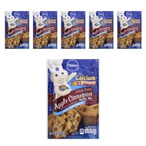 필스버리 애플 시나몬 머핀 믹스, 6개, 198g