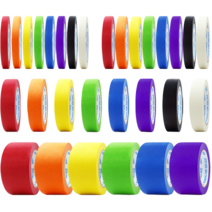마스킹테이프 12mm 15mm 24mm 48mm x 10M 8컬러 아이보리, 24mm x 10M, 적색, 1개