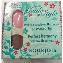 Bourjois 부르조아 쁘띠 가이드 드 퍼펙트 하모니 아이섀도우 & 컨투어 ~색상 선택~, 콜미로즈 15 (핑크 amp 브라운)