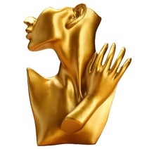 수지 소재 보석 쇼케이스 랙 크리에이티브 귀걸이 목걸이 입상 디스플레이 스탠드 펜던트 흉상 홀더 4 색
