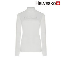 헬베스코 FWKT_852 화이트 여성 니트 에리티셔츠 골프티