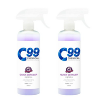 C99 세차용품 퀵 디테일러 고광택왁스, 500ml, 10개