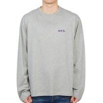 [럭스보이][아페쎄] 프랭키 COFDW H26192 PLB GRIS CLAIR 남자 크루넥 긴팔티셔츠 스트레이트핏