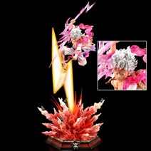 원피스 태양의신 니카 번개 피규어 프라모델 모형, Luffy 4 (26CM-라이트 업 가능)