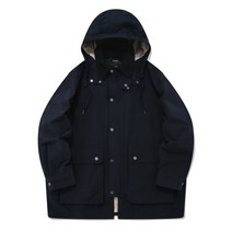 커버낫 왁시드 헌팅 자켓 네이비