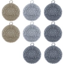 모던감 쉬크 도톰2겹 아크릴 수세미 원형, 8개, 1개