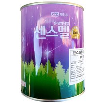 kcc 유성페인트 에나멜페인트 센스멜골드 1L 철재 목재 난간 방화문, 나무색