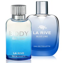 [공식수입] 라리브 미스터 블루 남성향수 2종 (블루라인+바디라이크) 90ml*2종