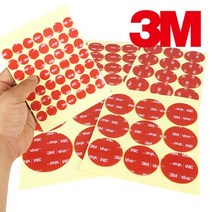 3M VHB 4910 초강력 투명 폼 원형 그립톡 양면테이프312pro, 쿠팡 30mm 12개입